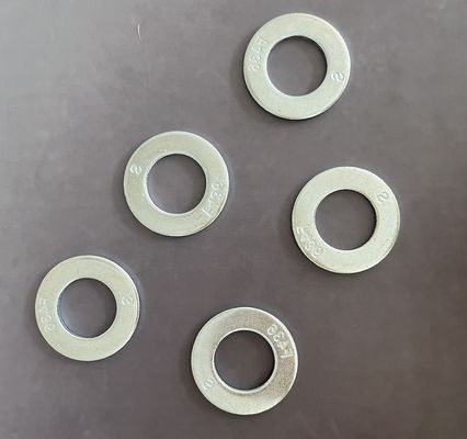F436 Lavadora de aço plano 1/4' - 4' acabamento em zinco S45C/40CR